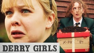 Derry Girls  Digging Up A Dead Dog In The Garden [upl. by Meakem851]