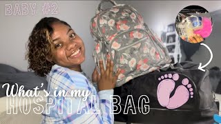 WHAT’S IN MY HOSPITAL BAG  BABY 2 what you really need [upl. by Cruce483]