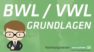 BWL Grundlagen Was ist BWL Was ist VWL Verständlich [upl. by Byron245]