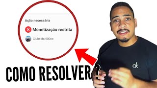 COMO RECUPERAR MONETIZAÇÃO NO FACEBOOK METODO 2020  MONETIZAÇÃO RESTRITA NO FACEBOOK [upl. by Eppie]