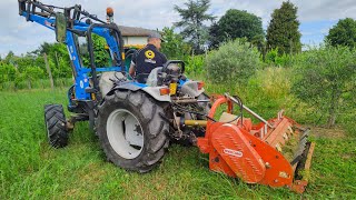 Landini Mistral 50  Sfalcio Erba 2022 [upl. by Ytsur]