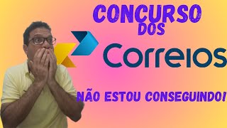 concurso dos Correios Não estou conseguindo [upl. by Ardeen]