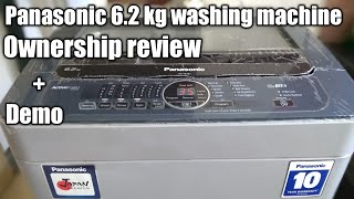 Panasonic 62 kg fully automatic top load washing machine  Panasonic washing machine demo [upl. by Hoenack224]