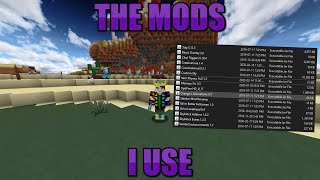 OUTDATED The Mods I Use  Hypixel SkyBlock [upl. by Gitel411]