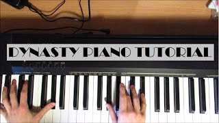 Dynasty  MIIA  PIANO TUTORIAL by Becky Muggeridge [upl. by Burrows]