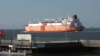 RIBERA DEL DUERO KNUTSEN LNG Tanker Flag Norway GT 111109 DWT 96740 290 x 46 m Year Built 2010 [upl. by Rodgiva]