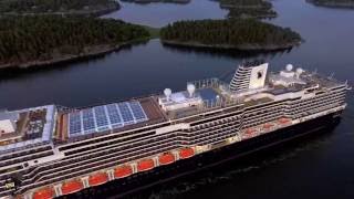 Koningsdam Cruise Ship Aerial [upl. by Akcired]