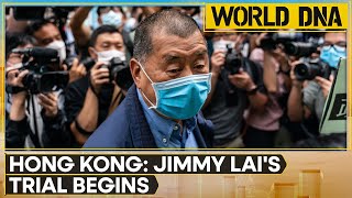 Hong Kong starts trial of prodemocracy media tycoon Jimmy Lai  National security trial  World DNA [upl. by Brendin]