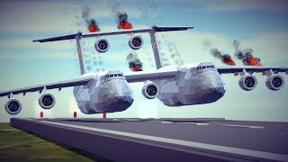 Emergency Landings 56 How survivable are they Besiege [upl. by Secnarf684]