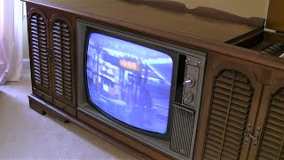 Old 1969 RCA New Vista Color TV  Turned on after 10 years [upl. by Engedi203]