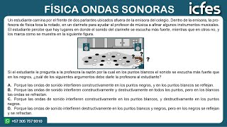 📚 ICFES 2024  Ciencias Naturales Física ondas sonoras [upl. by Yasu]