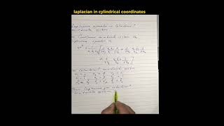 Laplacian in cylindrical coordinates [upl. by Nirac951]