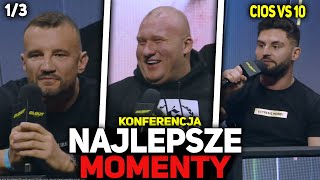 CIOS VS WSZYSCY XD  II KONFERENCJA CLOUT MMA 4  NAJLEPSZE MOMENTY 13 [upl. by Adgam]