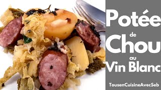 POTÉE de CHOU au VIN BLANC Tous en cuisine avec Seb [upl. by Rein647]