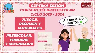 CEAA Séptima Sesión Consejo Técnico Escolar CTE Mayo 2024 [upl. by Banebrudge]