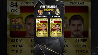 Barcelona vs Real Madrid FIFA 10 fifa cardfifa fc25 easports barcelona realmadrid [upl. by Anahsal]