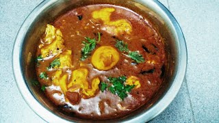 Udacha Muttai Kulambu in Tamil  Udacha Egg Curry in Tamil  Muttai Udachi Kara Kulambu [upl. by Durer]