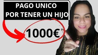 💰SOLICITAR PRESTACION FAMILIA MONOPARENTAL NUMEROSA Y DISCAPACIDAD👉 PAGO UNICO🛑AYUDA 1000€ [upl. by Karli]