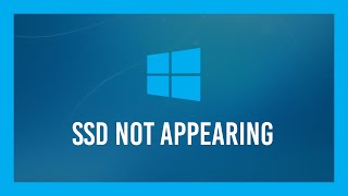 Fix new SSD not showing up in Windows  EASY  NO DOWNLOADS [upl. by Odnalro]