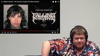 THIS IS GREAT Falling In Reverse  quotBad Guy feat Sarayaquot Full Album Stream REACTION [upl. by Novyad]