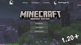 How To Get Lunar Client For MCPE 120 LUNAR CLIENT MCPE [upl. by Samuele263]