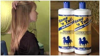 Mane n Tail Shampoo amp Conditioner Review  Before and After Growth Results [upl. by Bassett]