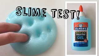 Slime test Gel Elmer’s glue Will it slime [upl. by Napoleon632]