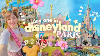 OUR FIRST DAY IN DISNEYLAND PARIS 🌸 🏰 First Impressions Delicious Foods amp Epic Rides [upl. by Manda]