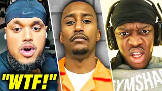 YouTubers React To Yung Filly Being Arrested For Horrific Crimes Chunkz KSI amp More [upl. by Arammahs468]