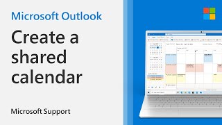 How to create a shared calendar in Outlook  Microsoft [upl. by Hughie710]