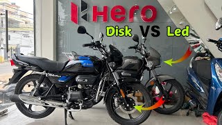 Hero Splendor Plus Xtech Disc Vs Xtech 20 Led 🔥Detailed Comparison  Hero Splendor Detailed Review [upl. by Luapsemaj]