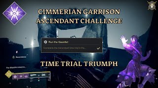 Cimmerian Garrison time trial 3 minutes or less destiny2 gaming games ascendantchallenge [upl. by Nelac436]