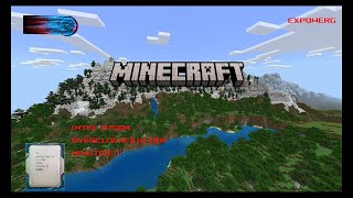 Intel 13700k fast settings for system undervolt and overclock Minecraft BSL 1204 shaders trial [upl. by Ain]