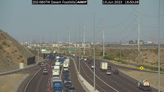 Crash on Loop 202 causes traffic backup [upl. by Earej]