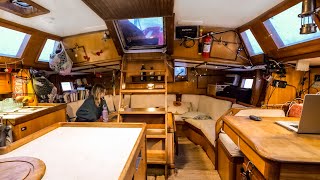 INTERIOR TOUR of our WINTER Alaska Liveaboard Boat [upl. by Filip]