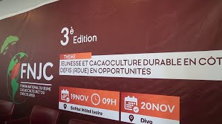 Le forum du jeune cacaoculteur et chocolatier lancé [upl. by Zapot]