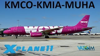 XPlane 11  CUBA  BSS V13  B737 A320  VATSIM  Orlando Miami amp Havana [upl. by Woods]