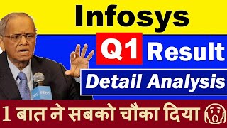 Infosys Q1 Results  Detail Analysis 🔴 Infosys Share Latest News🔴 Infy share🔴🔴Narayana Murthy🔴 SMKC [upl. by Oiramat]