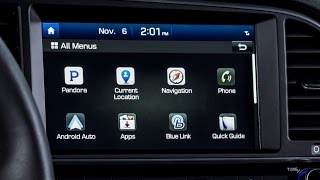 2017 Hyundai Blue Link Infotainment Review  DETAILED in 4K UHD [upl. by Aiuqenehs736]