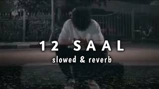 12 SAAL slowed ×reverb Bilal Saeed  mind relaxing song 2023 [upl. by Adierf]