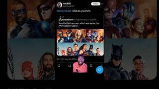 Which Is Better The Arrowverse Or DCEU shorts meme [upl. by Onidranreb]