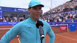 Rafael Nadal shows true colours with oncourt Cameron Norrie comment after defeating Brit [upl. by Avra]