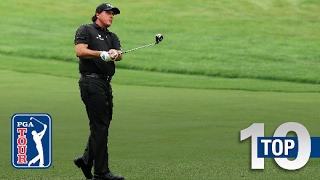 Phil Mickelsons top10 great escapes on the PGA TOUR [upl. by Ivers916]