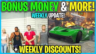 GTA Online WEEKLY UPDATE Bonus Money amp More [upl. by Abibah]