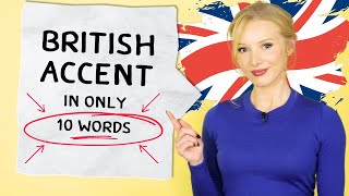 🇬🇧 10 WORDS TO LEARN BRITISH ACCENT Modern RP [upl. by Melva]