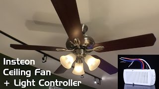 Install amp Review Insteon Ceiling Fan amp Light Controller [upl. by Ibor]