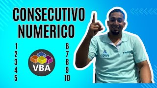 Como crear un Consecutivo Numerico en VBA Cap 14 sepamosexcelvba sepamosexcel vba vbaexcel [upl. by Leachim]