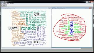 Text Mining part 7  Comparison Wordcloud in R [upl. by Aynnek313]