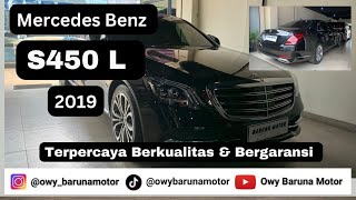 MERCEDES BENZ S450 L 2019  SHOWROOM MOBIL TERPERCAYA BERKUALITAS DAN BERGARANSI BARUNAMOTOR [upl. by Ahsemot609]