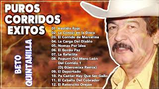 Beto Quintanilla  TOP 12 Éxitos de Puros Corridos Perrones [upl. by Charlene]